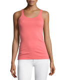 Scoop-Neck Long Organic Cotton Tank