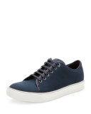 Canvas Low-Top Sneaker, Navy 