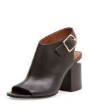 Nadia Block-Heel Sandal, Black