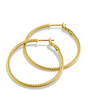 Cable Classics Hoop Earrings in Gold