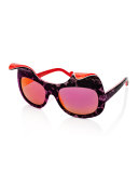 When Trouble Came to Town Petite Leopard Sunglasses