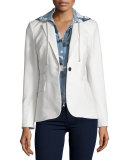 Zip-Front Hoodie Dickey, Arctic Camo