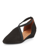 Natalia d'Orsay Demi-Wedge Pump, Black