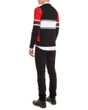 Colorblock Lightweight Sweater, Black Multi