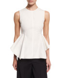 Kalsing Light Sculptural Peplum Top