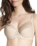 Caresse Lace Full-Cup Bra, Peau Rose