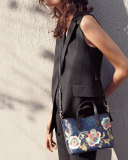 Marlborough Paradise Mini Tote Bag, Dark Blue