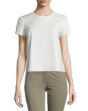 Henrikka Light Poplin Short-Sleeve Top