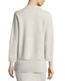Washable Wool Short Boxy Jacket