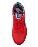 410 Mesh Low-Top Sneaker, Red