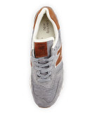Classic 1300 America Undiscovered Suede/Leather Sneaker, Steel/Brown