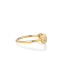 Rocha 14k Gold Initial Open Diamond Ring