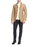 Convertible Sport Jacket, Tan