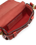 Alastair Small Leather Crossbody Bag, Light Redwood