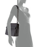 Olimpia Medium Shoulder Bag, Black