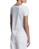 Cotton-Stretch Basic Tee