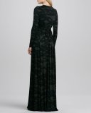 CLSSC LONG CAFTAN LS DRESS
