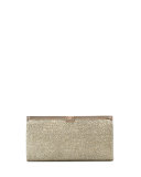 Camille Metallic Frame Clutch Bag, Light Bronze