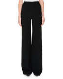 Axon High-Waist Wide-Leg Pants, Black