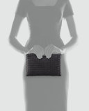 Extra Large Flat Cosmetics Bag, Black