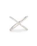 Crisscross Ring with Diamond