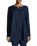 Organic Linen Long Shirt