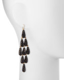 Densi Chandelier Horn Earrings