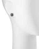 Albion Earrings with Black Diamonds, 7mm
