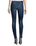 Halle Super-Skinny Jeans, Dark Authentic Indigo