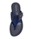 Margate Wedge Thong Sandal, Twilight Blue