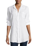 Shirley Long-Sleeve Blouse, White