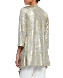 Luminous Jersey Draped Jacket 