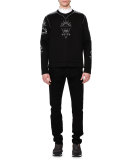 Embellished Tribal Sweatshirt