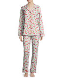 Sweet Cherry Printed Classic Pajama Set