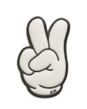 Victory Leather Sticker for Handbag, White