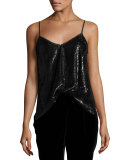 Gowa Sequined Cami Top, Caviar