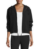 Charlia Admiral Crepe Hooded Jacket