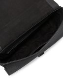 Zoe Leather Shoulder Bag, Black