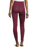 Chiara Lounge Leggings, Red Plum