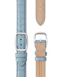 The Canfield 38mm Watch w/Alligator Strap, Light Blue