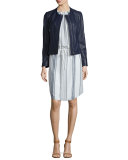 Sief Striped Silk Dress