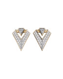#She'sBrilliant Pavé Diamond Stud Earrings