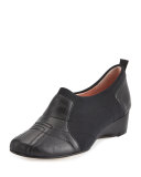 Kuss Demi-Wedge Comfort Pump, Black