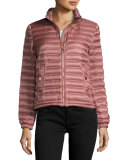 Jack Lightweight Packable Short Puffer, Pink 
