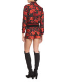 Marisa Floral Jacquard Shorts