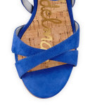 Azela Strappy Tassel Sandal, Sailor Blue