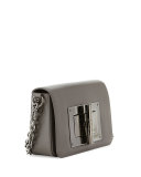 Natalia Medium Chain Crossbody Bag, Graphite 