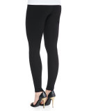Stretch Viscose Jersey Leggings 