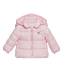 GG Jacquard Puffer Jacket, Rose, Size 6-36 Months