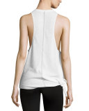 Meditation Racerback Tank Top, White